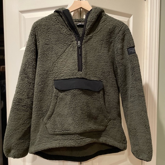 The North Face Tops - North Face hooded half zip with front pocket